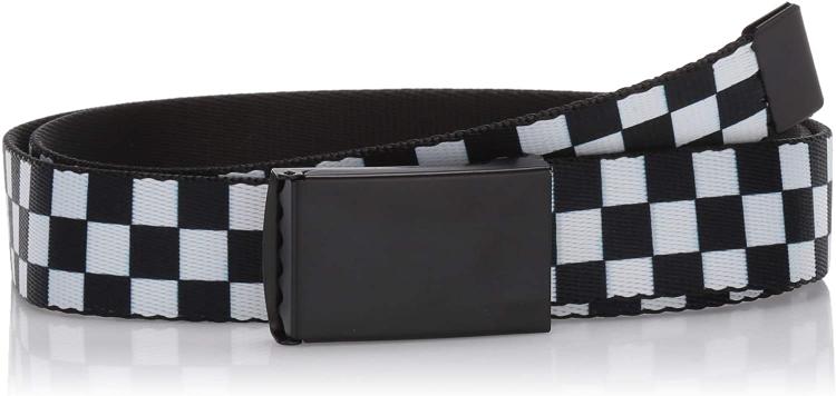 all in one place אביזרי גברים Buckle Down Men's Web Belt Checkered 1.25"