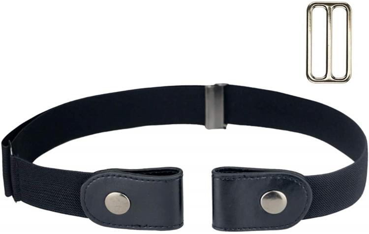 all in one place אביזרי גברים No Buckle Women/Men Stretch Belt, Invisible Elastic Belt for Jeans Pants Dresses