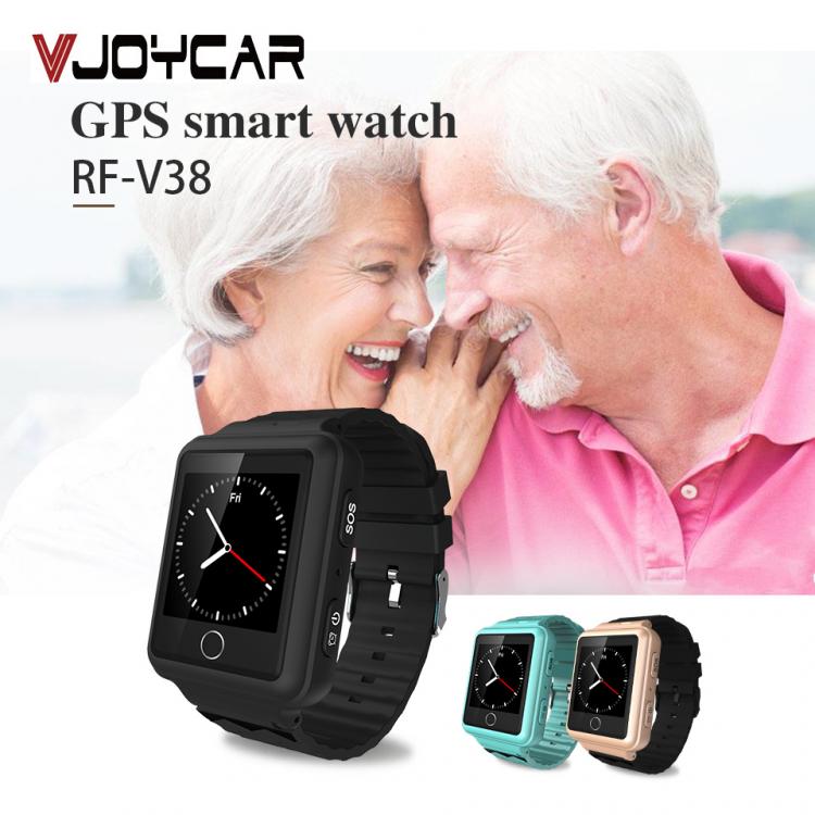 all in one place אלקטרוניקה Mobile Phone V38 GPS Tracker Watch For Elderly Children SOS Bracelet Remote Monitor Long Standby Time Two-way Call Step Counting