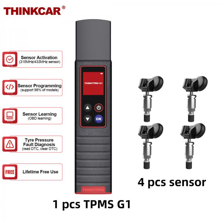 all in one place אלקטרוניקה THINKCAR THINKTPMS S1 433 MHz 315 MHz Sensor Programmer Car TPMS Tyre Analysis Auto Security Alarm Tire Pressure Sensors