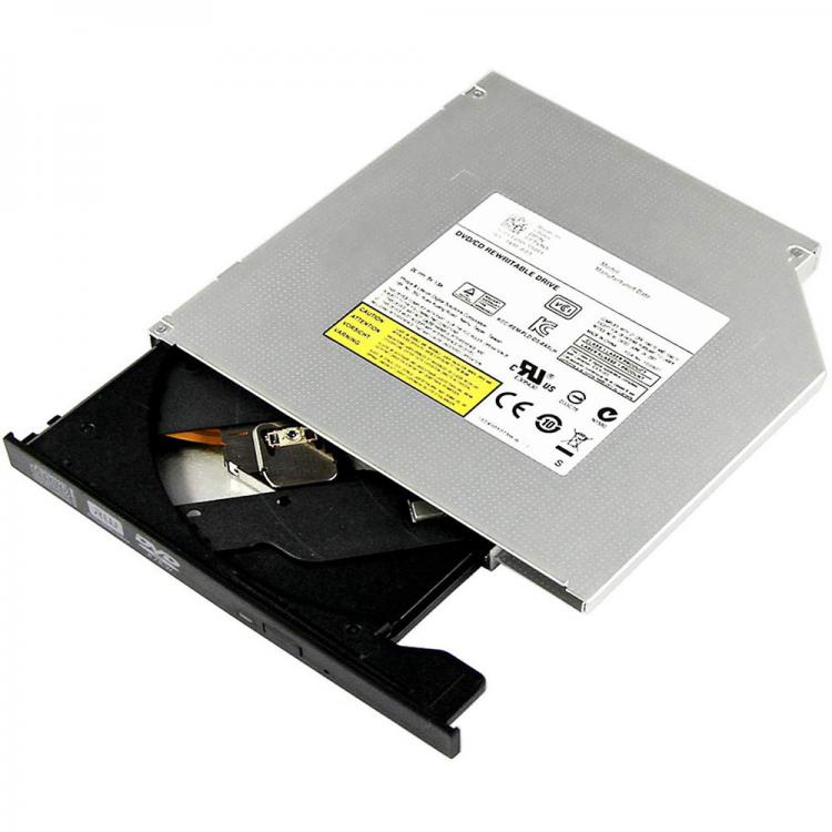 all in one place ציוד היקפי 12.7mm DVD ROM Optical Drive CD/DVD-ROM CD-RW Player Burner Slim Portable Reader Recorder For Laptop With Panel