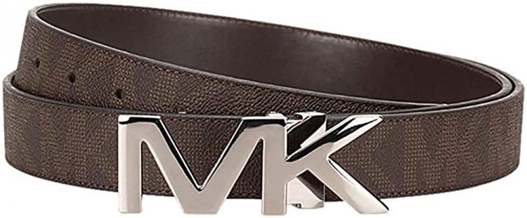 all in one place אביזרי גברים Michael Kors Box Jet Set Men's 4 In 1 Signature Leather Gift Set Belt, Brown/Black