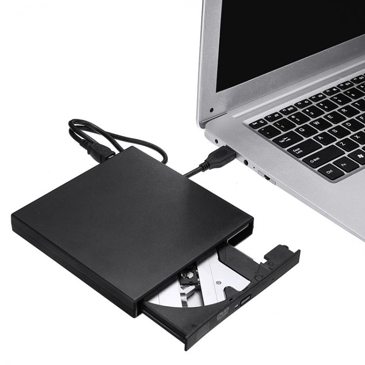 all in one place ציוד היקפי Slim External Optical Drives DVD CD Drive Reader For Windows 07/08 Laptop PC Frosted shell Player USB Cable Laptop PC DVD Burner