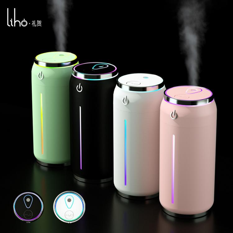 all in one place אלקטרוניקה 3 in 1 New Exquisite USB Car Humidifier Aroma Diffuser Cool Mist LED Night Light Mute Air Humidifier with fan