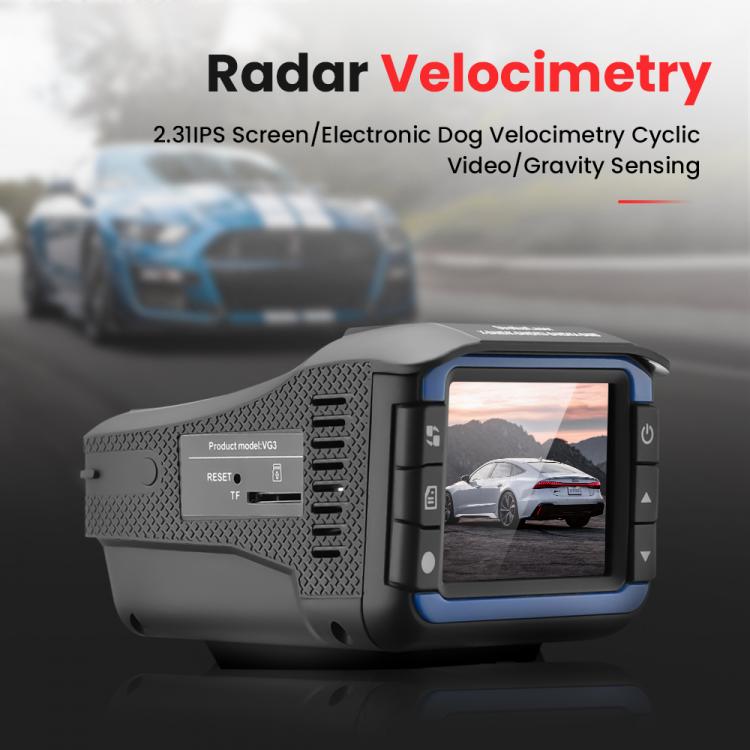 all in one place אלקטרוניקה VG3 Dash Cam for Car 1080P Full HD Dashboard Camera Anti Radar Detector with English Russian Voice Alerts 24-Hour Parking