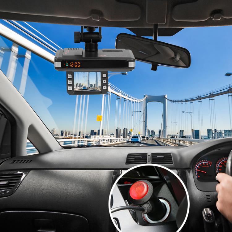 all in one place אלקטרוניקה 2 in 1 Car Dashboard Camera Car Detector Antiradar Anti-radar Speed English Russian Voice Alarm Radar Detector X K CT La