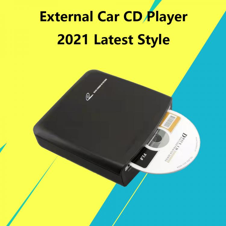 all in one place אלקטרוניקה External Car CD MP3 HD Video Player With USB Power Signal Transfer Compatible with PC  LEDTV Android Car Multimedia Player