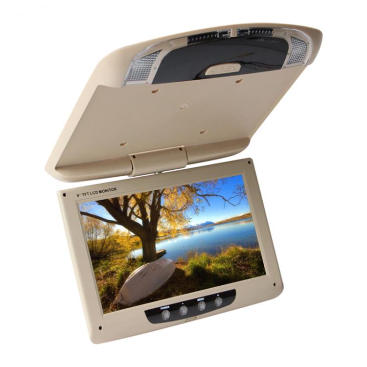 all in one place אלקטרוניקה CHENLUSH 9 Inch Car Roof Monitor TFT Digital LCD Screen Flip Down Screen Overhead Multimedia Video Ceiling Roof Mount Display