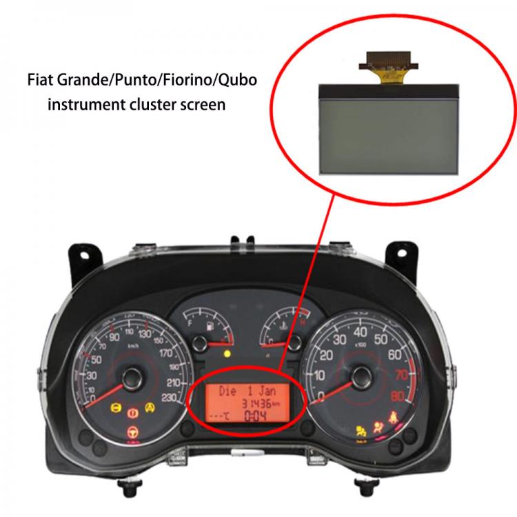all in one place אלקטרוניקה Cluster LCD Display Screen for Fiat Grande/Punto/Fiorino/Qubo 2003~2012 Instrument Pixel Repair
