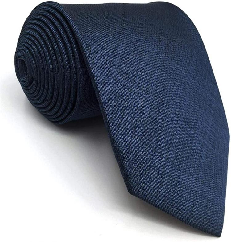 all in one place אביזרי גברים S&W SHLAX&WING Silk Ties for Men Neckties Modern Navy Solid