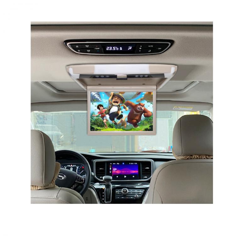 all in one place אלקטרוניקה 12.1 Inch Flip Down Monitor 1080P HD Player FM HDMI Ultra Thin Car DVD Player 2-Way Video Input Car Roof Mounted LCD Monitor
