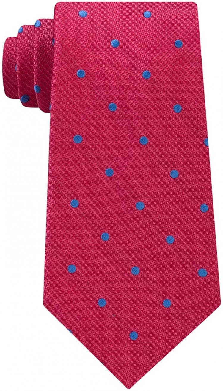 all in one place אביזרי גברים Tommy Hilfiger Mens Contrast Dot Self-Tied Necktie