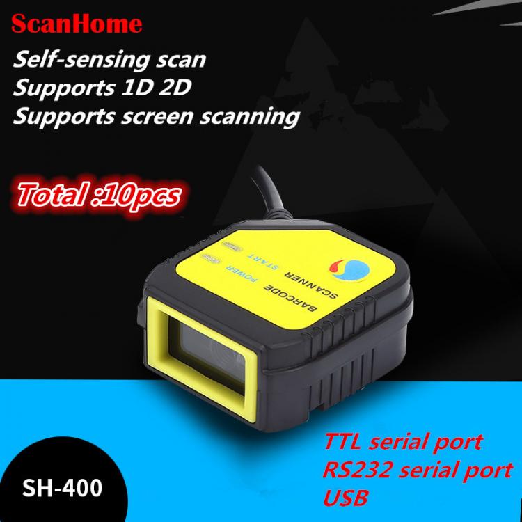 all in one place ציוד היקפי Total 10pcs Mini New wired Scan Module QR Scan Head Module Fixed Scan Engine USB/Serial TTLsupport scanning screen1D 2D code