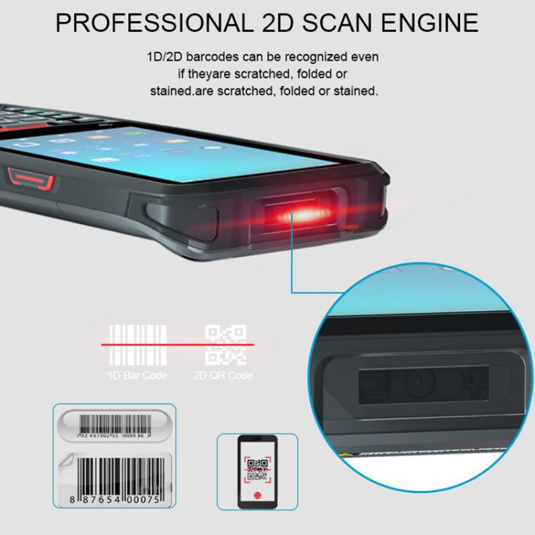 all in one place ציוד היקפי Android 10.0 Handheld Warehouse Manager terminal 1D 2D NFC Supports Multiple Languages