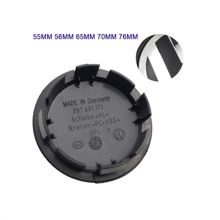 all in one place חלקי חילוף ואביזרים 4pcs 55mm 56mm 65mm 70mm 76MM Car Wheel Center Caps Hubcap Cover for vw styling 3B7601171