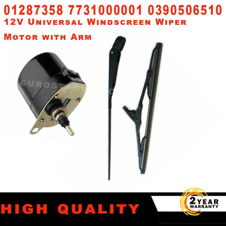 all in one place חלקי חילוף ואביזרים 12V Universal Windscreen Wiper Motor with Arm and Blade for Fishing-Boat Caravan 01287358 7731000001 0390506510