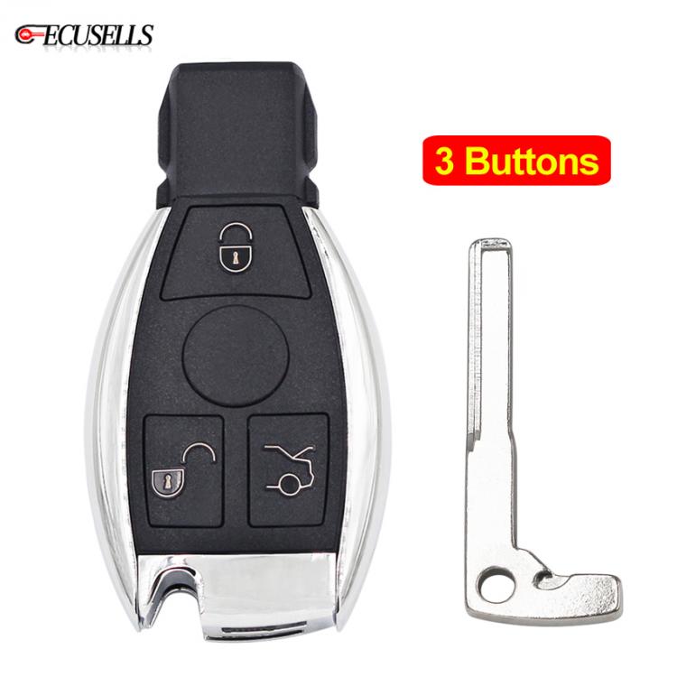 all in one place חלקי חילוף ואביזרים 3 Button Remote Smart Car Key Shell Case Housing For Mercedes For Benz A B C E S Class W203 W204 W205 W210 W211 W212 W221 W222