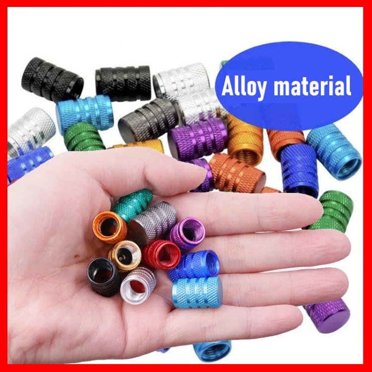 all in one place חלקי חילוף ואביזרים 4PCS Car Tire Valve Stems Caps Knurling Style Tire Valve Cap Aluminum Tire Wheel Stem Air Valve Cap Dustproof Wheel Tire Cover