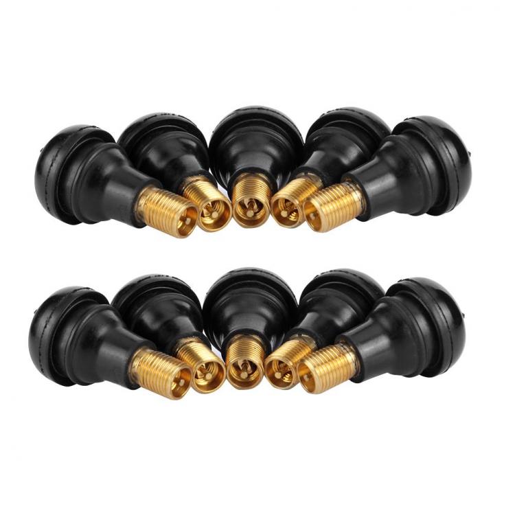 all in one place חלקי חילוף ואביזרים 10pcs Black TR412 Valve Stems With Dust Caps with Caps Tyre Rubber Valves Car Tubeless Car Wheel Snap-in Tire for ATV Moto
