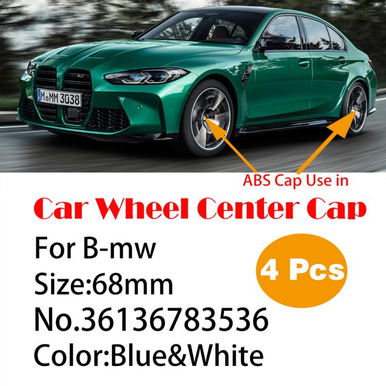 all in one place חלקי חילוף ואביזרים 4Pcs Car Accessories Auto Wheel Rim Center Cap Hubcaps Cover 68mm For E46 E39 E90 E60 E36 F30 E34 F10 E92 E38 E91 X1 36136783536