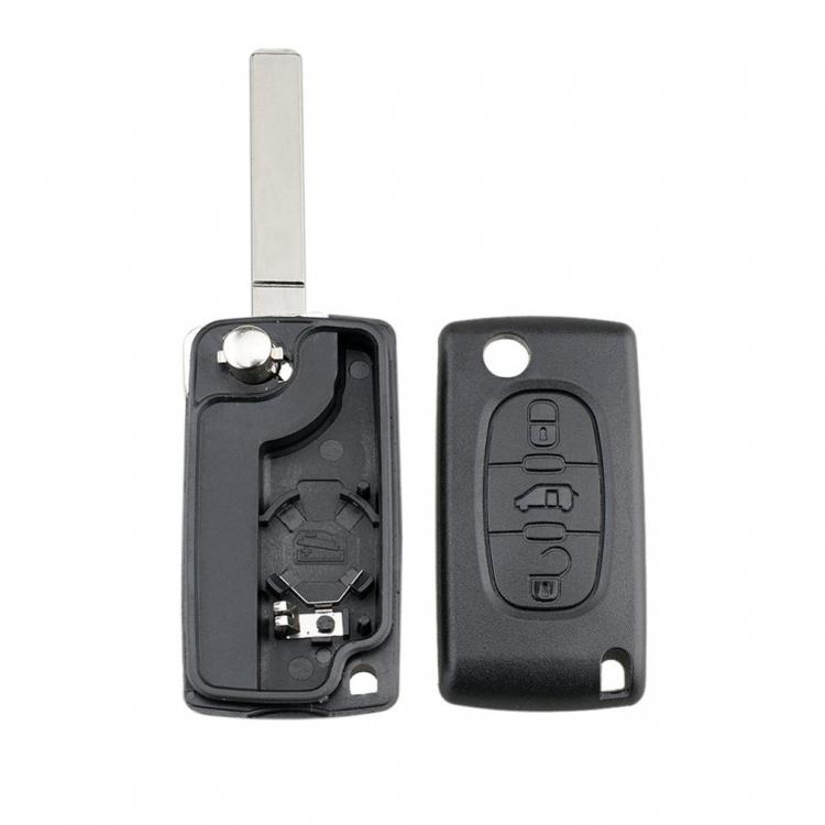 all in one place חלקי חילוף ואביזרים Remote Car Key Shell 3 Button Flip Folding Flip Folding Key Case Protector For Peugeot Partner Citroen Berlingo Or Dispatch