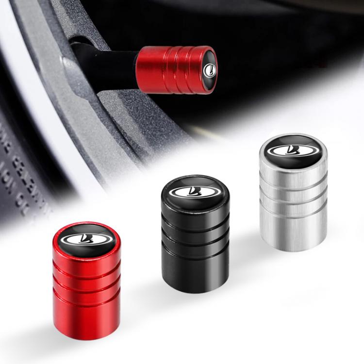 all in one place חלקי חילוף ואביזרים 4PCS Metal Alloy Car Wheel Tire Valve Stem Caps Accessories For Lada Vesta Niva Samara Kalina Largus Priora Xray Granta