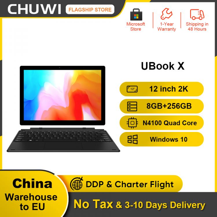 all in one place טאבלטים CHUWI UBook X 12 Inch Tablet PC Intel Gemini-Lake N4100 Duad Core 2160*1440 Resolution 8GB RAM 256GB SSD Bluetooth 5.0 Tablets