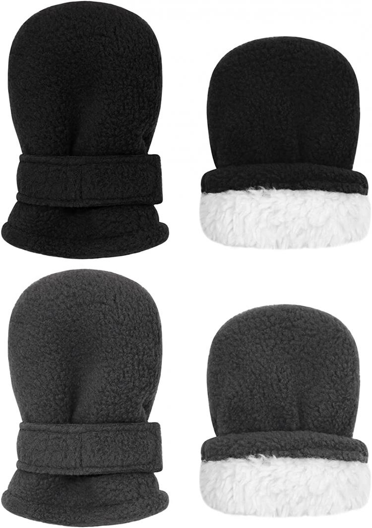 all in one place ילדים ותינוקות Baby Mittens Toddler Gloves Kids Winter Gloves Baby Girl Boy Winter Mittens Infant Mittens 2 Pair Pack