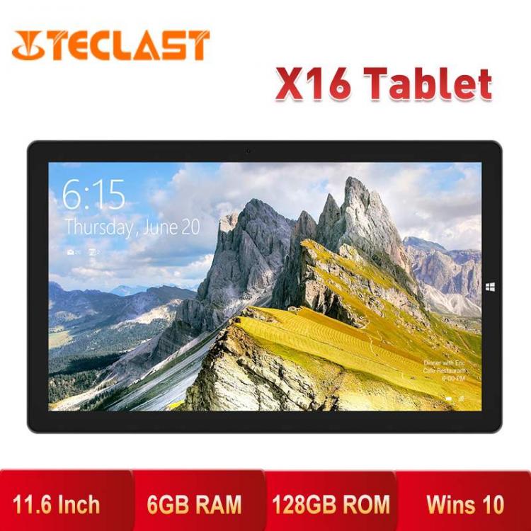 all in one place טאבלטים Teclast X16 2 in1 Tablet Laptop Intel Gemini Lake Reflash Quad Core 6GB RAM 128GB ROM 11.6 Inch 1920*1080 Windows 10 OS Tablet