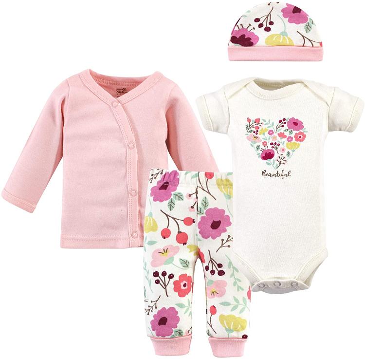 all in one place ילדים ותינוקות Touched by Nature Unisex Baby Organic Cotton Preemie Layette Set