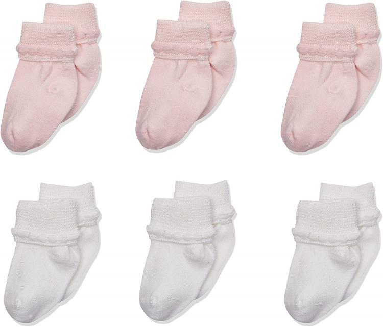 all in one place ילדים ותינוקות Jefferies Socks Unisex-Baby Newborn Bubble Stitch Rock-A-Bye Bootie 6 Pair Pack