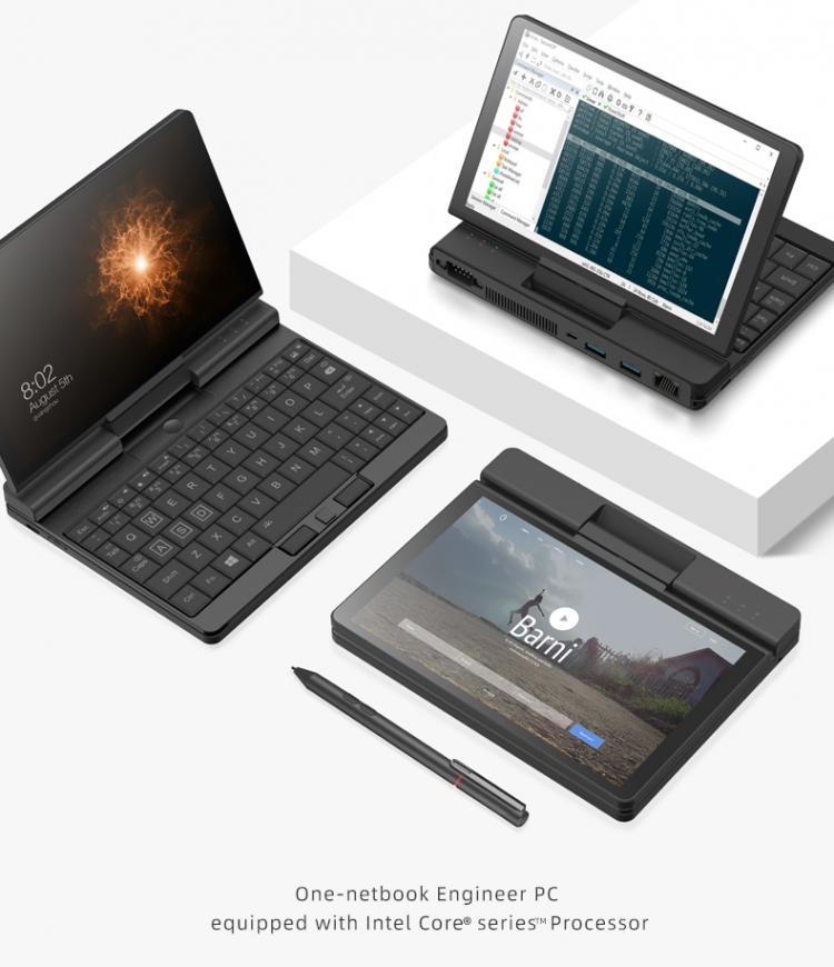 all in one place טאבלטים OneMix A1 Netbook 7 inch 1920*1200 Intel Core M3-8100Y 8G 256G/512G Win10  Laptop 2-in-1 Tablet PC Fingerprint Unlock Notebook