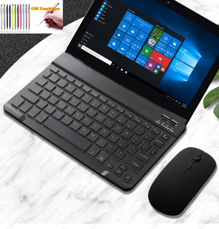all in one place טאבלטים 10.1 INCH Windows 10 Tablet 2GB DDR+32GB WIFI 1280 x 800 IPS Dual Camera WIFI Quad Core Gift Bluetooth Keyboard Case