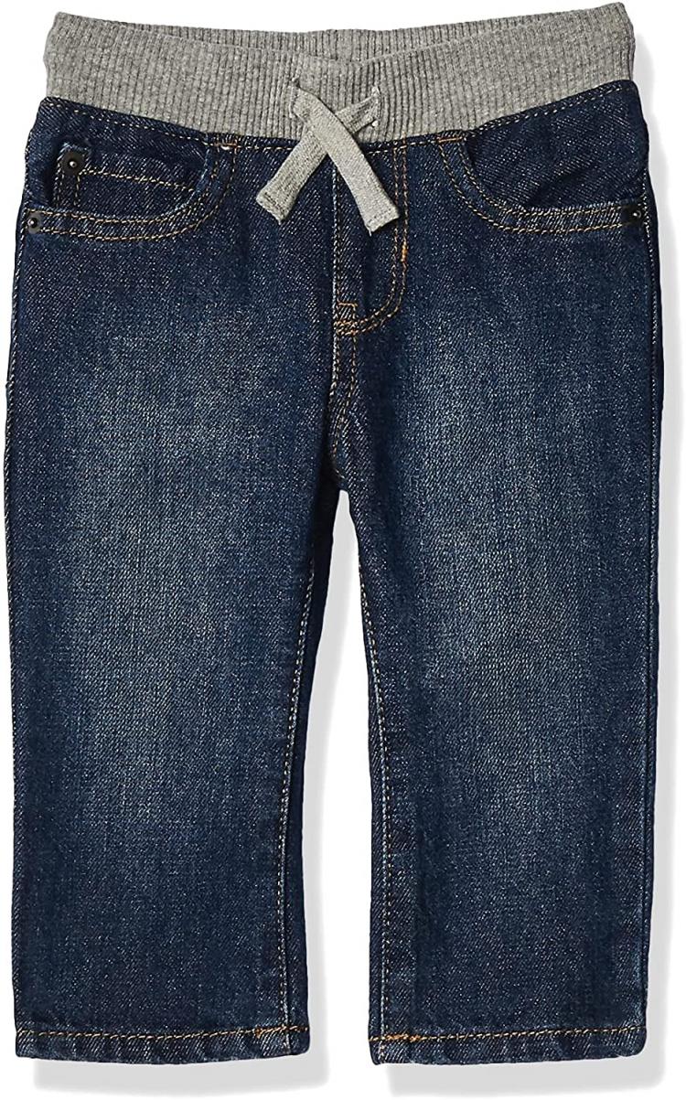 all in one place ילדים ותינוקות The Children's Place Boys' Baby and Toddler Pull on Straight Jeans