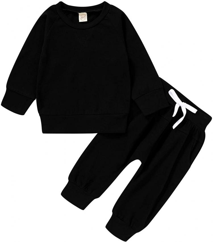 all in one place ילדים ותינוקות Happy Town Fall Outfits for Toddler Girl Boy Long Sleeve Top and Long Pants Set Toddler Sweatsuits