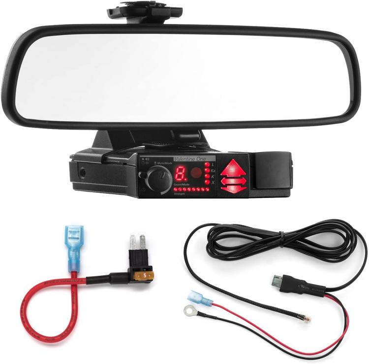 all in one place אלקטרוניקה Radar Mount Mirror Mount Bracket + Direct Wire Power Cord + Micro2 Fuse Tap for Valentine V1 (3001604)