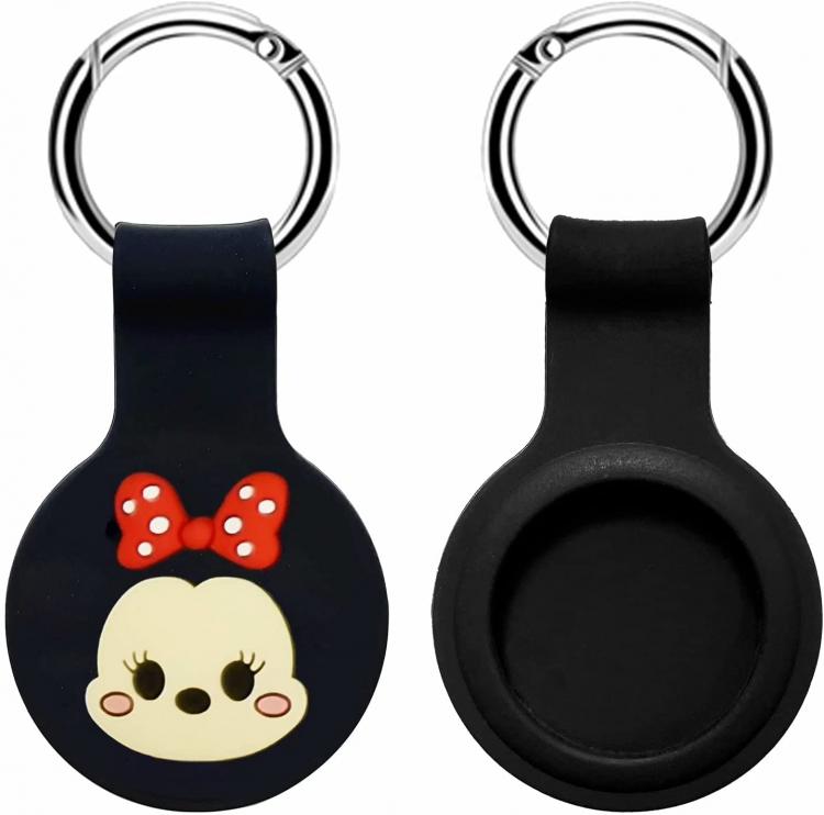 all in one place אלקטרוניקה Air Tag Holder Compatible with Apple Airtag Case,Silicone Protective Cover for AirTag Keychain Holder Accessories Tracker Finder S