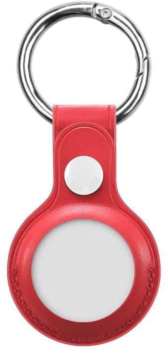 all in one place אלקטרוניקה ProElife Protective Case Keyring for AirTags 2021 Finder Accessories, Durable PU Leather Keychain Protector Holder Cute Anti-Scrat
