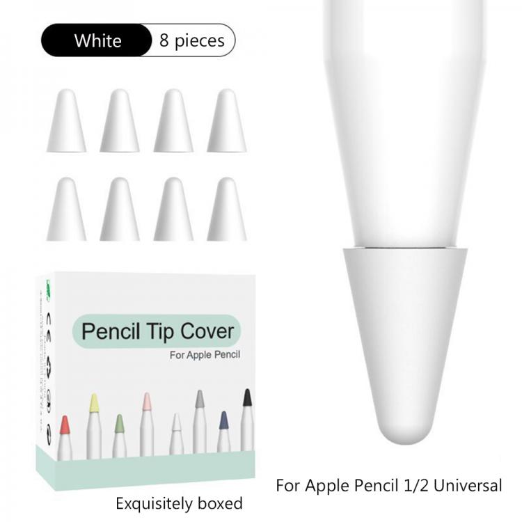 all in one place טאבלטים 8pcs Protective Case For Apple Pencil 1st 2nd Touchscreen Stylus Pen Case Nib Protector Cover Replacement Tip Case
