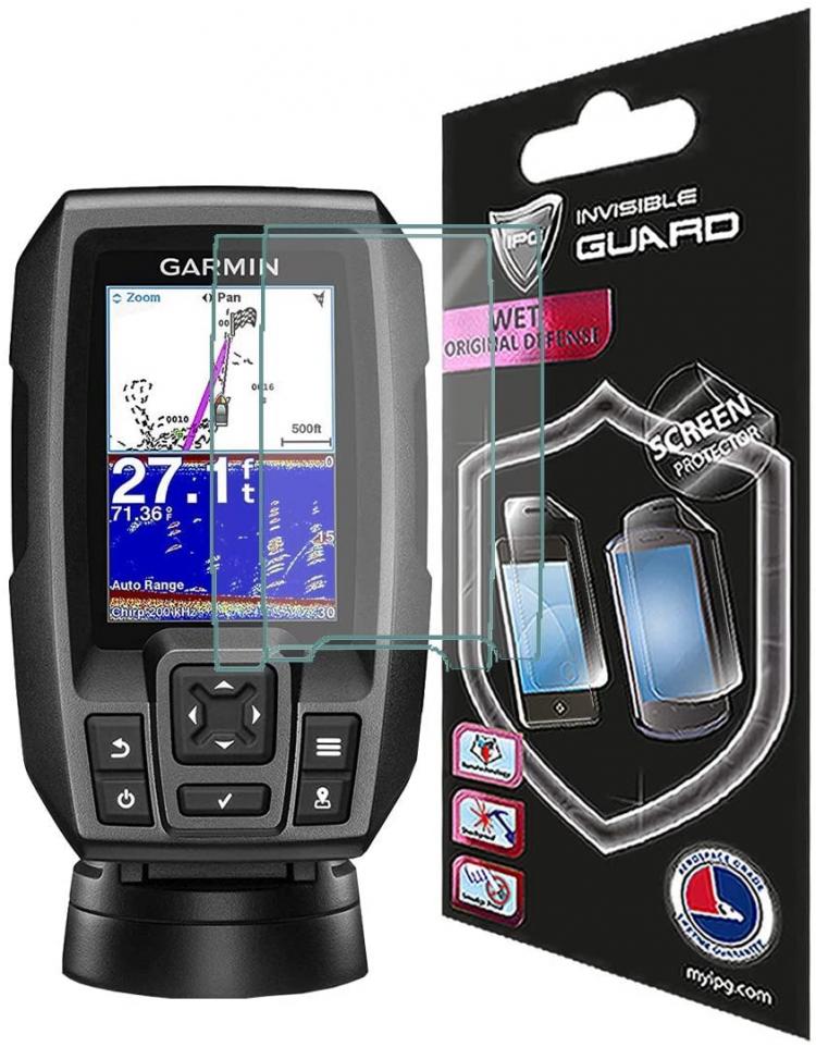 all in one place אלקטרוניקה IPG Compatible with Anti Glare GARMIN STRIKER 4 - 4DV - 4CV Fish Finder 2 Units Invisible Film Screen Protector Guard Cover Free L