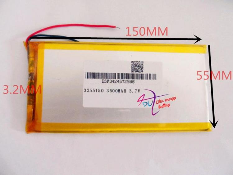 all in one place טאבלטים tablet 3255150 3500 mah battery rectangle Tablet polymer battery 3.7 V large capacity