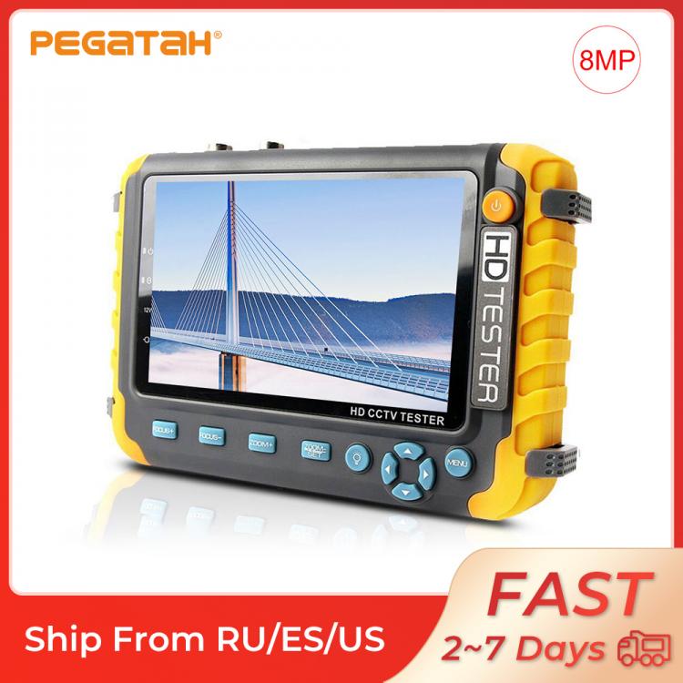 all in one place ביתית IV8W CCTV tester 8MP AHD CCTV tester camera CCTV Mini monitor cameras tester AHD CVBS tester kamery HDMI VGA R485 video tester
