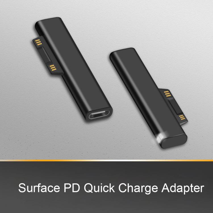 all in one place טאבלטים New For Microsoft Surface Pro 3-6 Go USB C PD Fast Charging Plug Converter for Surface Book USB Type C Female Adapter Connector