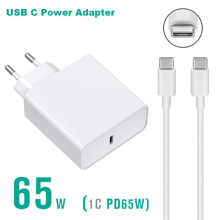 all in one place טאבלטים 65W USB C PD Charger Laptop Adapter for Macbook Pro 12 13 Huawei Matebook HP DELL XPS Notebooks with Type C Cable