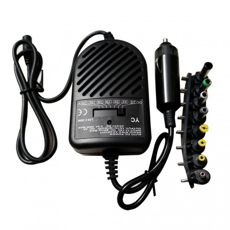 all in one place טאבלטים Universal 80W DC Auto Charger Power Adapter With 8 Ports For Laptop Notebook Computer PC 15~24V Variable Voltage