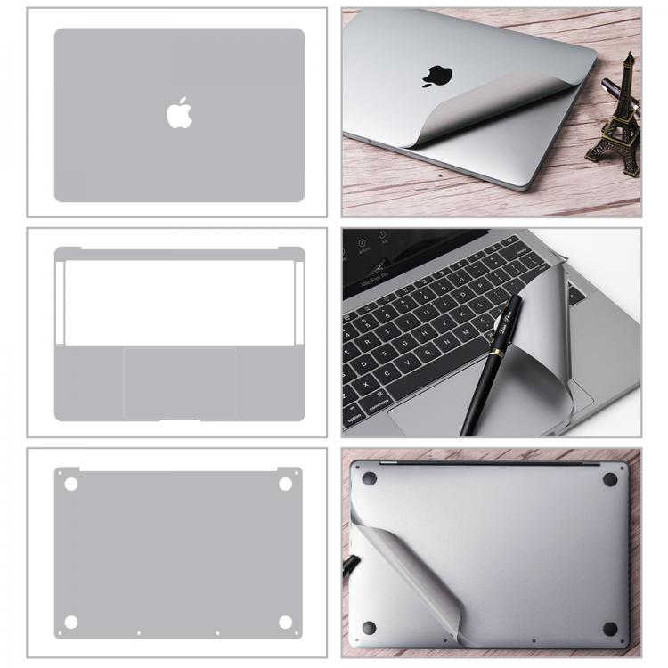 all in one place טאבלטים A1707 Metallic Space Gray Full-Size Body Skin Decal Cover for MacBook Pro 15 with Touch Bar, Body Skin, Palmrest Trackpad Sticke