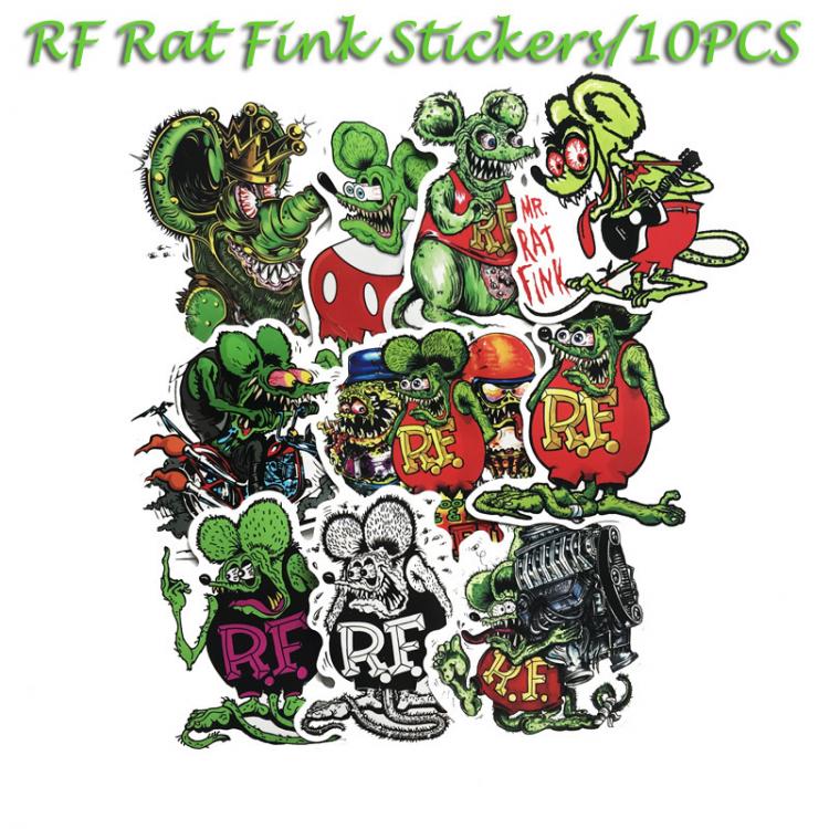 all in one place טאבלטים Rat Fink Luggage Trolley Suitcase Laptop Sticker Rat Fink Fink Rat Car Sticker