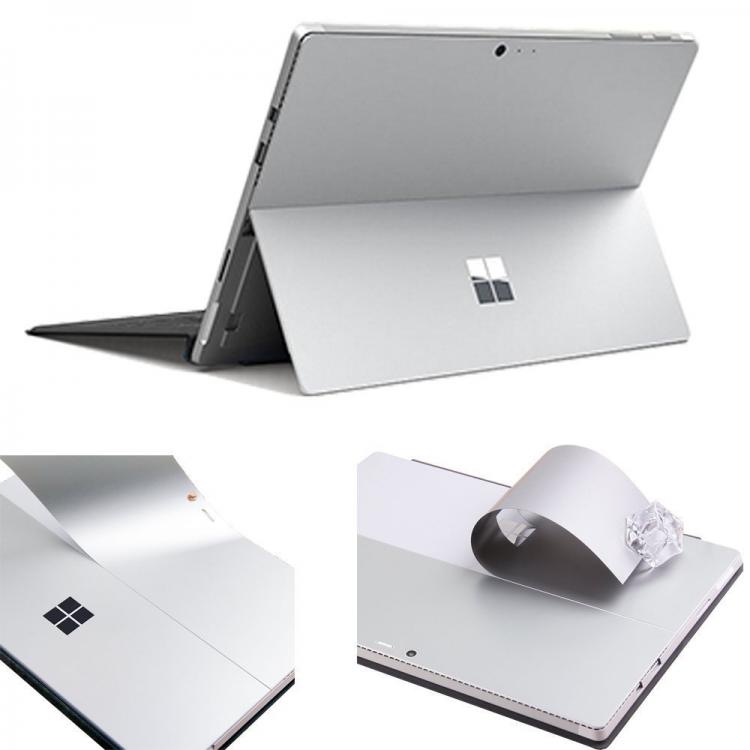 all in one place טאבלטים XSKN for Microsoft Surface Pro 6 (2018+) Surface Pro 5, Surface Pro 4 12.3-Inch Ultra Thin Pure Silver Back Decal Skin Protector