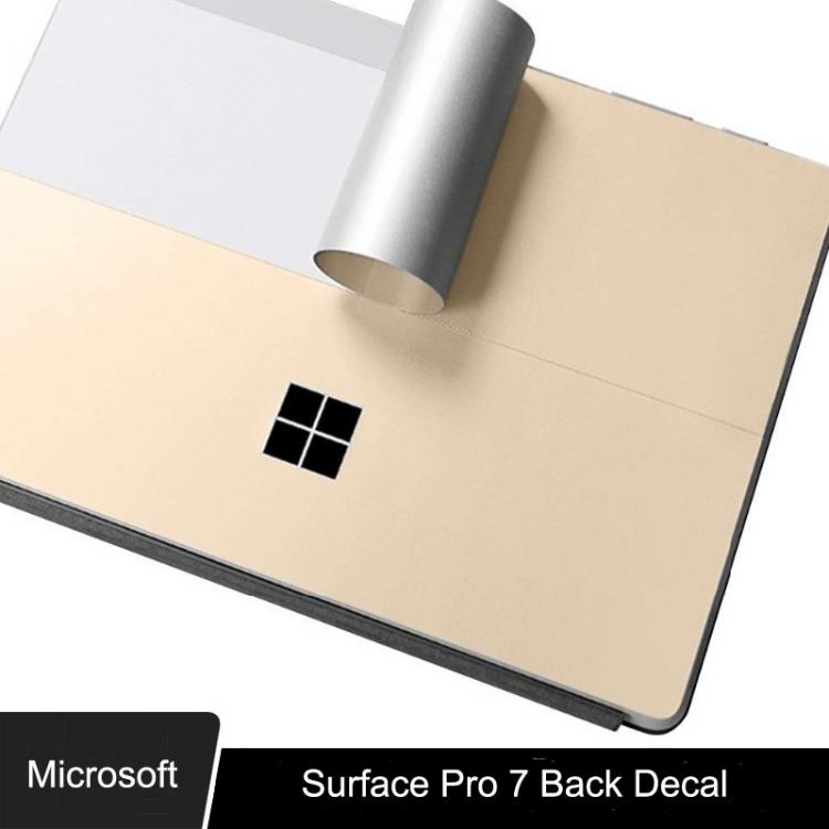 all in one place טאבלטים XSKN for Microsoft Surface Pro 7 Ultra Thin Champagne Gold Back Decal Skin Protector Sticker