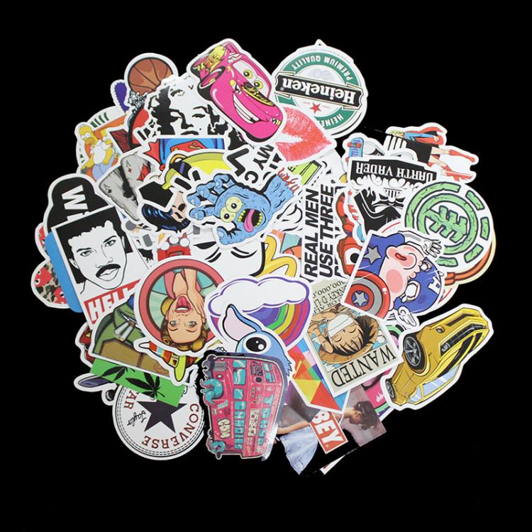 all in one place טאבלטים 100Pcs Unique Styling Pvc Waterproof Sexy Beauty Girls Stickers For Laptop Motorcycle Skateboard Luggage Decal Toy Sticker